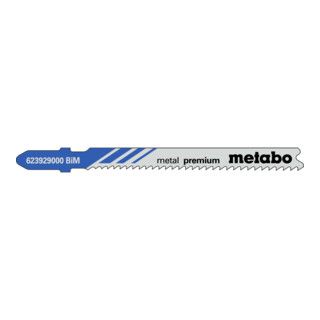 Metabo 5 decoupeerzaagbladen "metal premium" 66/ 1,9-2,3 mm, progressief, BiM, met insteekpunt