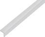 Alberts 489236 hoekprofiel | zelfklevend | aluminium, glasparelgestraald zilver | 1000 x 15 x 15 mm