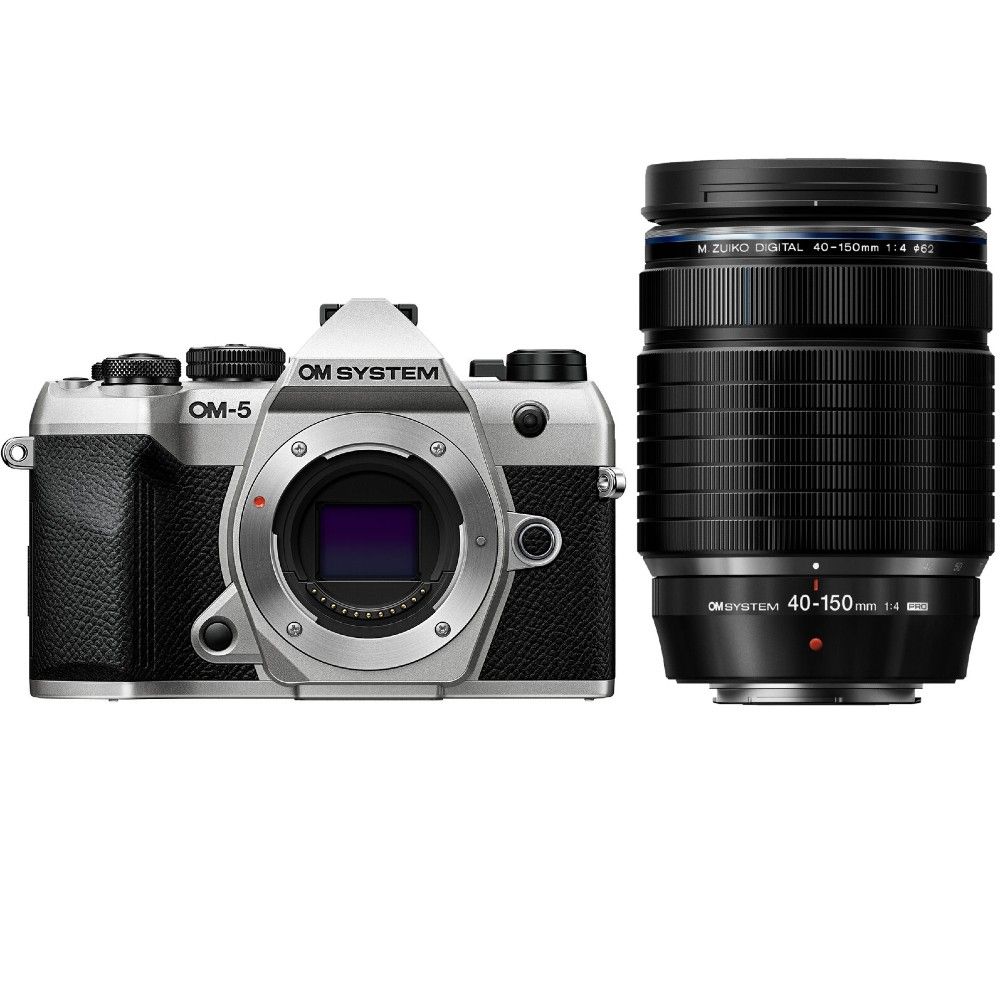 OM SYSTEM OM-5 II zilver + ED 40-150mm F/4.0 PRO