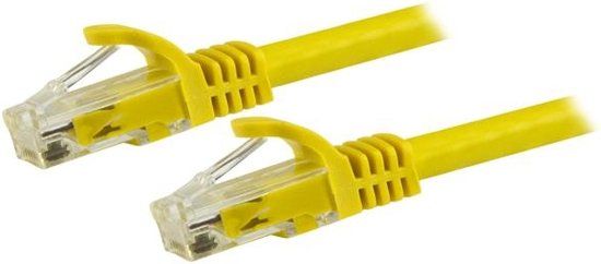 StarTech.com Cat6 UTP patchkabel met snagless RJ45 connectoren, geel, 0.5m