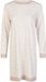 By Louise Dames Nachthemd Interlock Lange Mouw Wit/Roze Gestreept - Maat XL