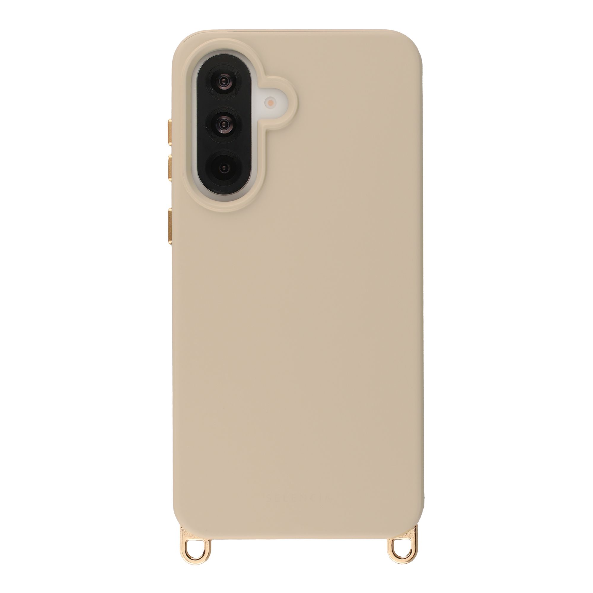 Selencia Rivièra MagSafe Backcover met afneembare haakjes Samsung Galaxy A37 (5G) - Milky Latte