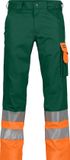 DASSY Hogezichtbaarheidsbroek FLESSENGROEN/FLUO-ORANJE - Maat 53
