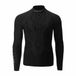 UYN Men Elevatyon Biomorph Uw Shirt Long Sleeve Turtle Neck Black-S / M