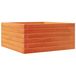 VidaXL Plantenbak 50x50x26,5 cm massief grenenhout wasbruin