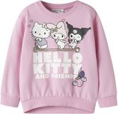 NAME IT NMFABARA HELLOK NREG SWEAT BRU NOOS SKY Meisjes Sweater