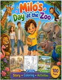 Milo's Day at the Zoo: Story • Coloring • Activities