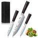 Omgoods - Set de 3 couteaux de cuisine en acier de haute qualité