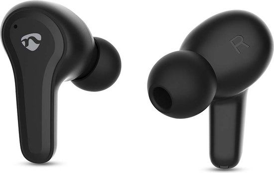 Nedis HPBT2475BK - Draadloze oordopjes - Bluetooth 5.3 - ANC - 36 uur batterij - Zwart