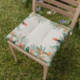 PETTI Artigiani Italiani - Zitkussen voor keukenstoel, set van 6 kussens voor keukenstoelen, van microvezel met digitale druk en banden, 100% Made in Italy