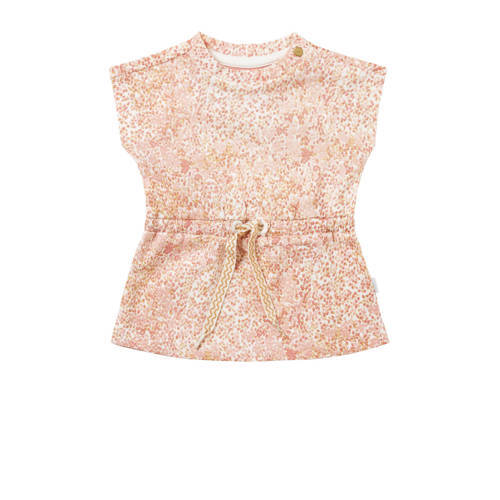 Noppies Noppies baby jurk Nicholls van biologisch katoen roze