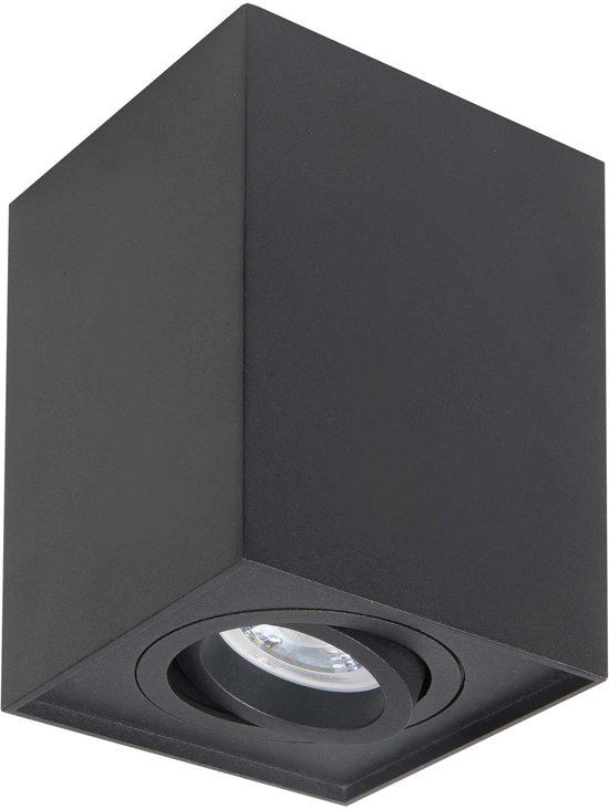 HighLight Spot Maxi Rebel Vierkant B 10 cm zwart | Zwart | Metaal | 8718379037030