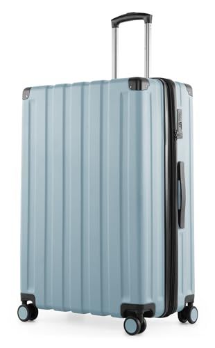 Hauptstadtkoffer Q-Damm - Grote koffer met harde schaal, TSA, 4 wielen, ruimbagage met 6 cm volumevergroting, 78 cm, 133 liter, zwembadblauw