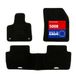 DBS 1766731 auto op maat gemaakte vloermat voor auto, 3-delig, antislip, zwart, 900 g/m2, fluwelen coating, Star-1766731