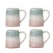 Bloomingville Mok Winnie Set van 4 stuks - Vert/Rose