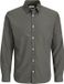 JJ REBEL JREBGAVIN SOLID SHIRT LS NOOS Chemise Homme Manche longue Polyester Forest Night M