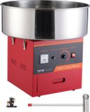 VEVOR Elektrische Marshmallowmaker, Roestvrij Staal, Rood