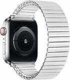 Strap-it Apple Watch stalen rekband - zilver - 38/40/41mm - S/M