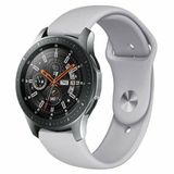 By Qubix Qubix Rubberen sportband Grijs voor Huawei Watch GT 6 / GT 7 / GT 6 pro / GT 7 pro - 46mm
