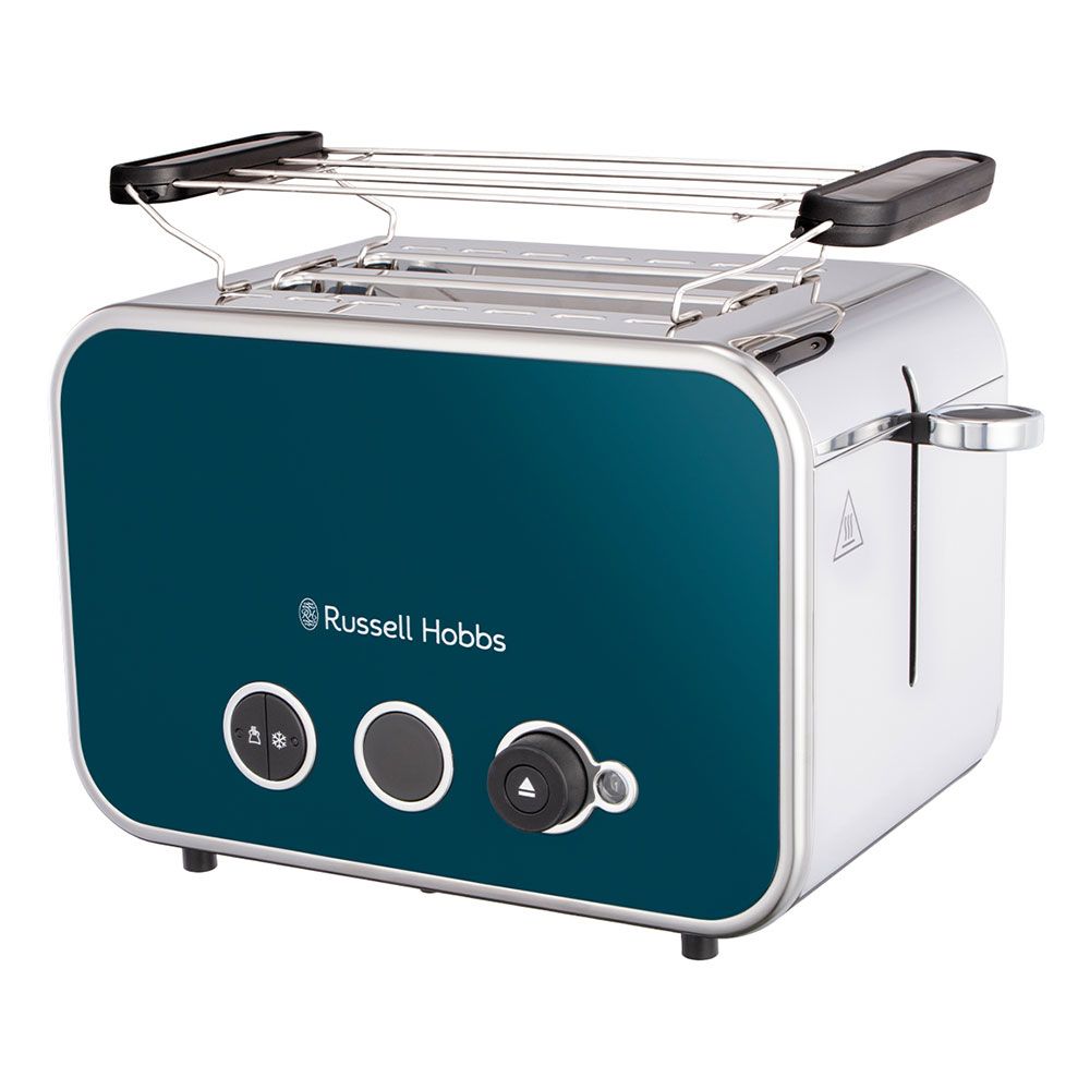 Russell Hobbs Distinctions Ocean Blue Toaster - 2 Slice - 1600W - Blue/Stainless Steel