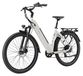 Vélo électrique C5 - E-bike 48V - Batterie 48V 13,5Ah - Moteur 250W avec 70Nm de couple - Roues 70 cm, 7 vitesses - Freins à disque hydrauliques - Autonomie 90–100 km - Blanc