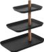 Yamazaki Accessoirestandaard met Draaibare Trays - Rin - Zwart