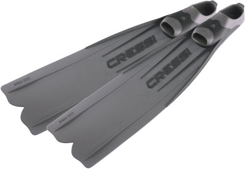 Cressi Gara 3000 LD - Lange vinnen voor vrijduiken/duiken met hoge prestaties, 42/43, Zilver