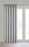 Eurofirany Carly 100% verduisteringsgordijn H 270 x B 140 cm (1 stuks), zilver