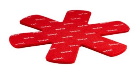 Tefal Ingenio Panbeschermers K22030 - Rood - 4 stuks