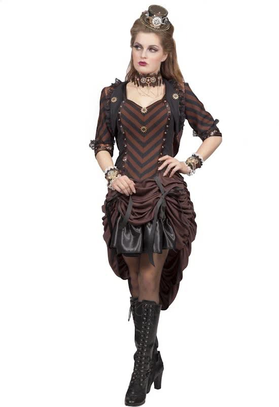 Feestbeest.nl Steampunk jurk voor dame