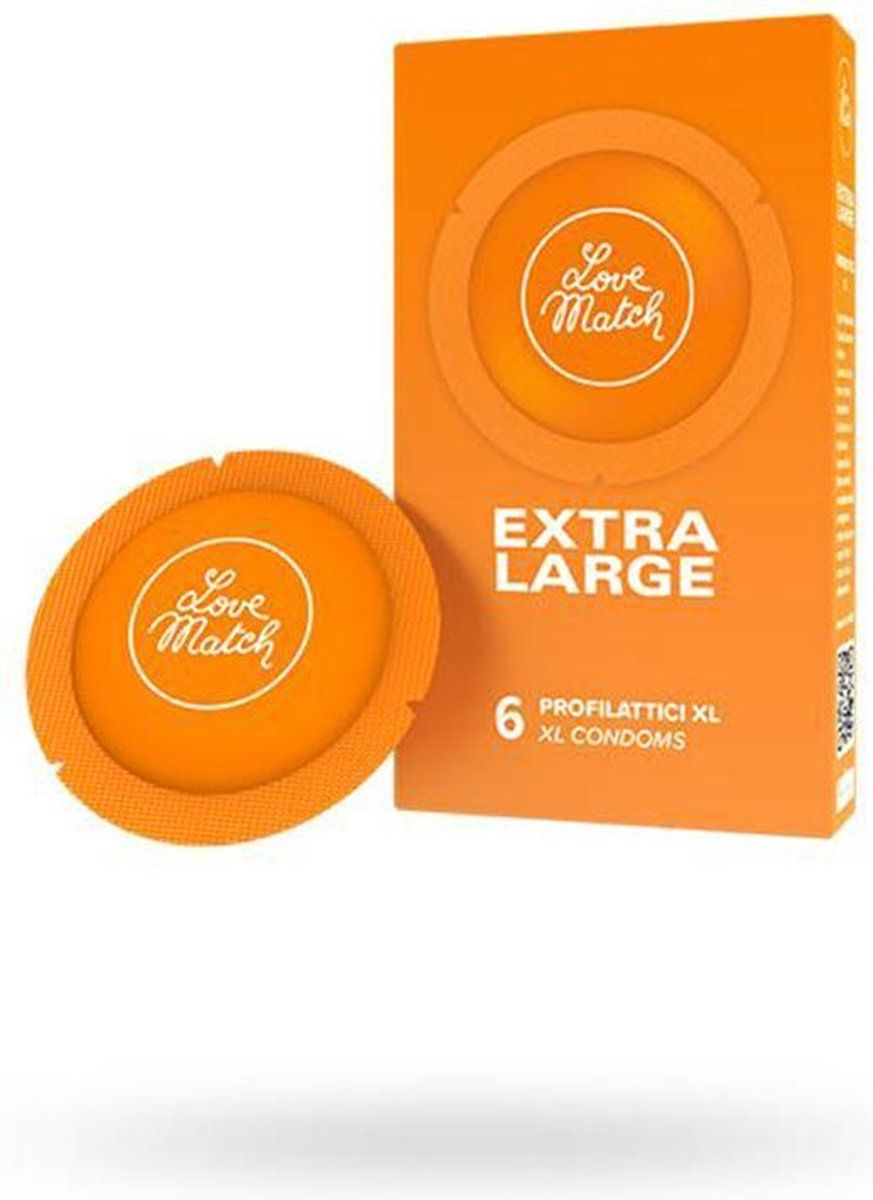 Love Match Condooms XL 57mm 6-pack