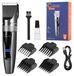 Merkloos Tondeuse heren haartondeuse baardtondeuse - Draadloos - LCD-display - 4 limietkammen 3, 6, 9 en 12 mm - Voor thuis