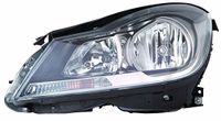 TarosTrade 37-5360-N-69728 koplamp elektrisch zwart met Marelli motor