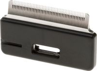 Ferplast Dierentrimmer Lang Haar 6 X 3 Cm Staal/rubber Zwart