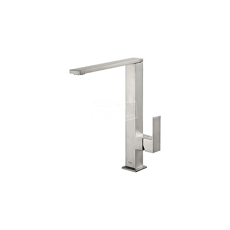 Tres Cuadro Exclusive keukenkraan geborsteld staal 50648603