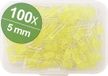 Quadrios assortiment LED Jaune 5 mm 30 mA 2.0 V
