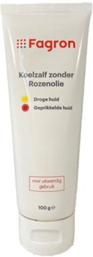 Fagron Koelzalf Zonder Rozenolie 100 gr