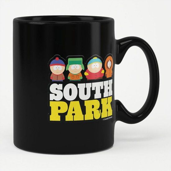 South Park Logo Unisex Kop - zwart