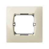Elektrische Legrand Elektrische mechanismen - Serie 27-27601-62 FRAME 1 ELEMENT IVORY S/KRAEN C/FRAME 27