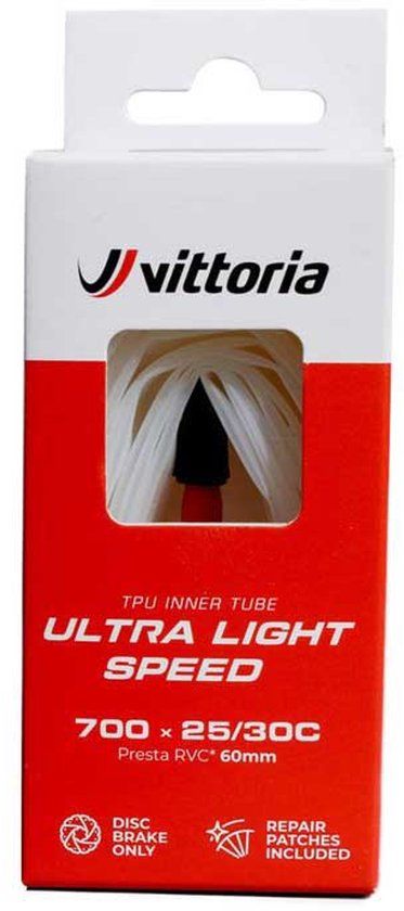 Vittoria Ultra Light Speed Presta 80 Mm Binnenband Transparant 700C / 25-30