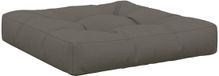 vidaXL Zitkussen VIANEN 100% Polyester Grijs 60 x 60 x 12 cm