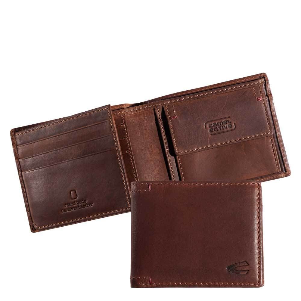 camel active Padded Zip Wallet - Cognac