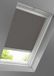 Timlux GGL GGU C02 Dakraam Rolgordijn Verduisterend Grijs 55x78 cm