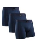 DANISH ENDURANCE Boxershorts - Katoenen Ondergoed - Klassieke Pasvorm - Heren - 3 paar - Marineblauw - XXL