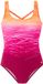 Lascana Badpak Batik Gestreept Mouwloos Ronde hals Roze 105D
