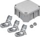 ABB Hafobox opbouw wand-/plafonddoos - Grijs - 12x12cm - E37JQ