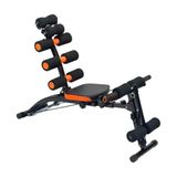Wintem Multifunctionele 22-in-1 bank voor training thuis, met kantelbare rugleuning, draaibare zitting, elastische verlengstukken en opvouwbare structuur, ruimtebesparend