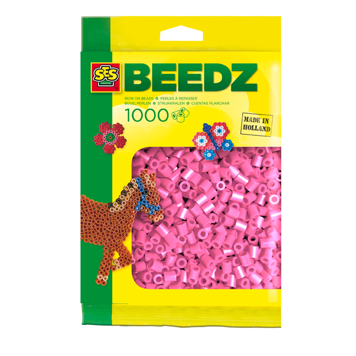 ses Beedz Strijkkralen 1000 roze