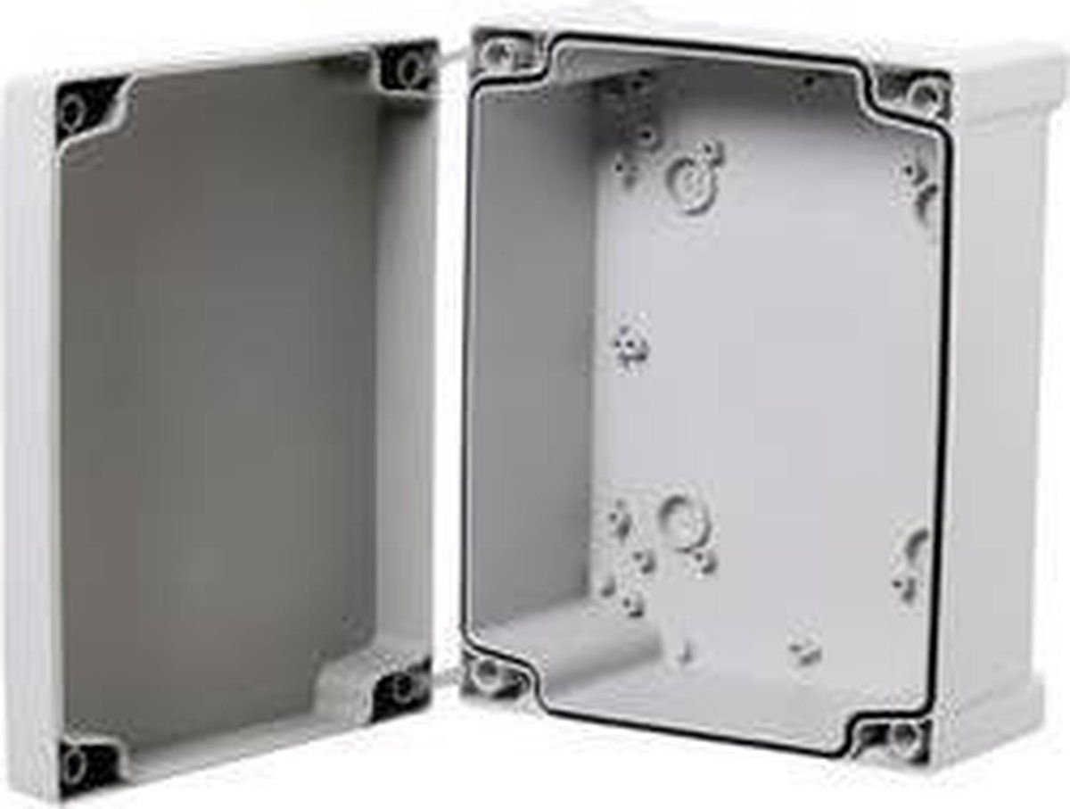 Fibox TA11107 wandbehuizing - 110 x 110 x 65 mm - ABS - lichtgrijs (RAL 7035)