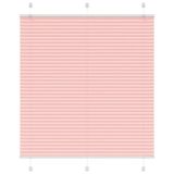 vidaXL Plissé rolgordijn 115x100cm stofbreedte 114,4cm polyester roze